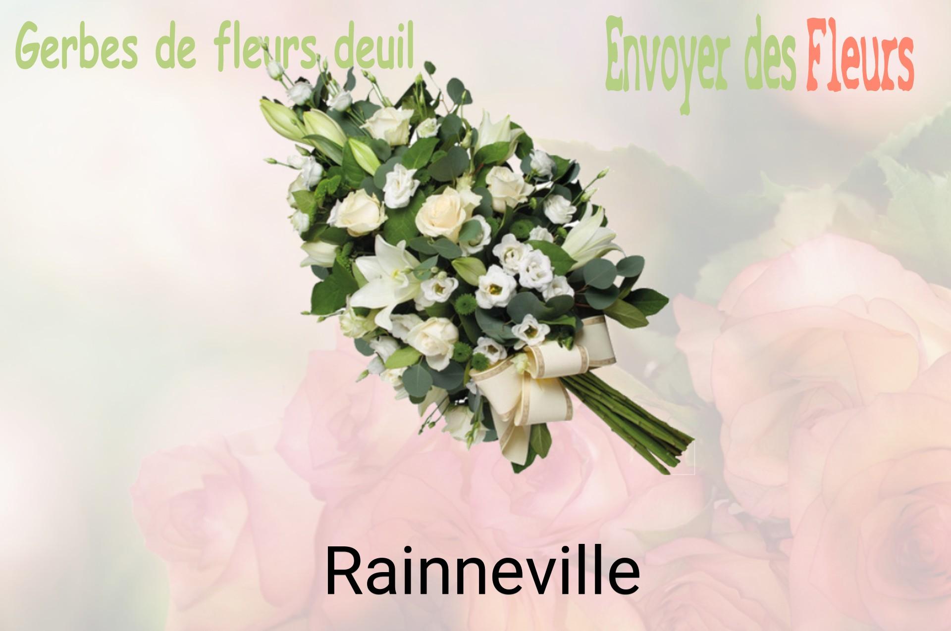 Gerbe de fleurs de deuil livrée à Rainneville